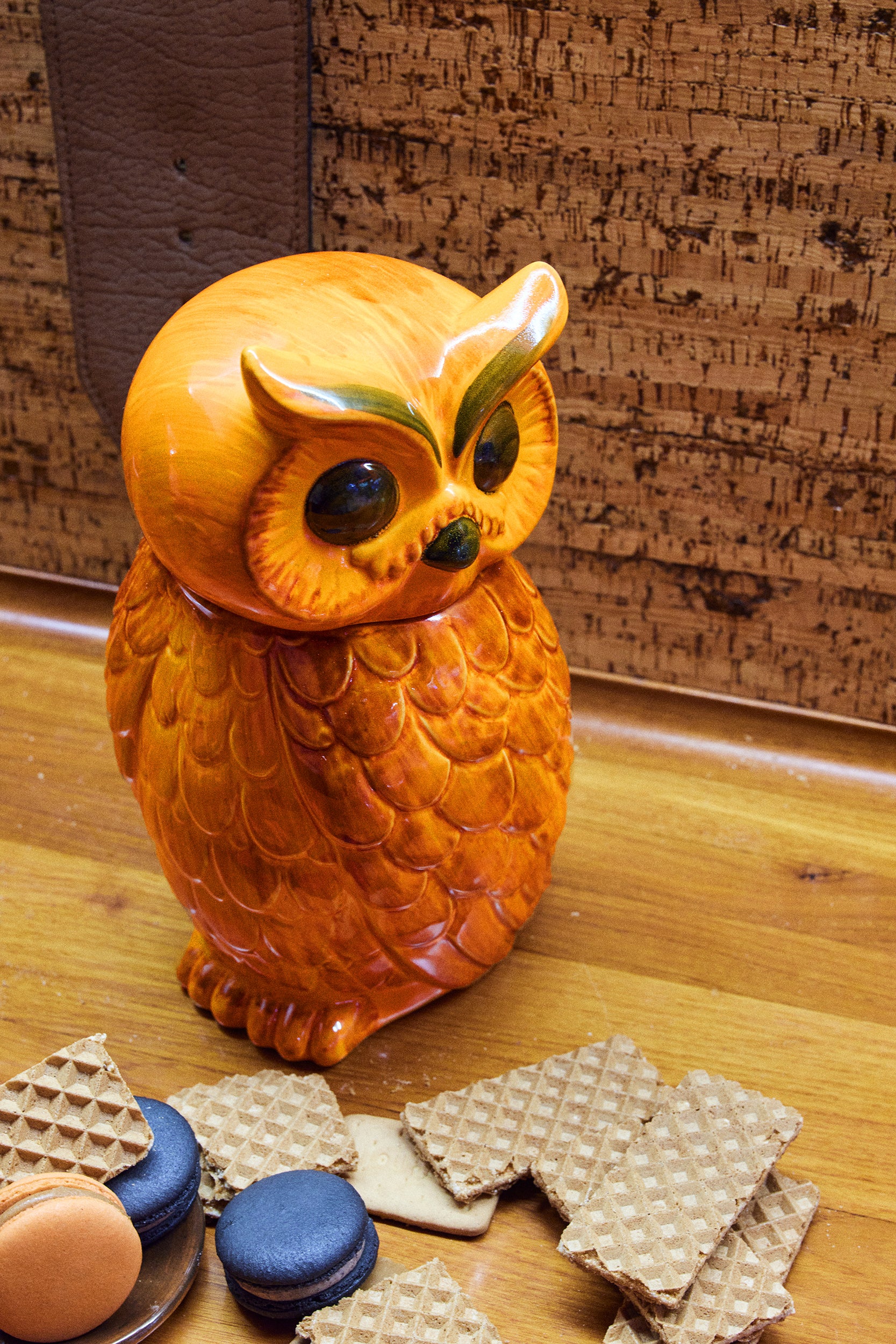 HK Living 70s ceramics jar owl - Oosterlinck