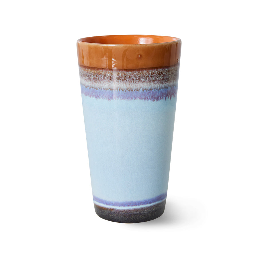 HK Living 70s ceramics latte mug - Oosterlinck