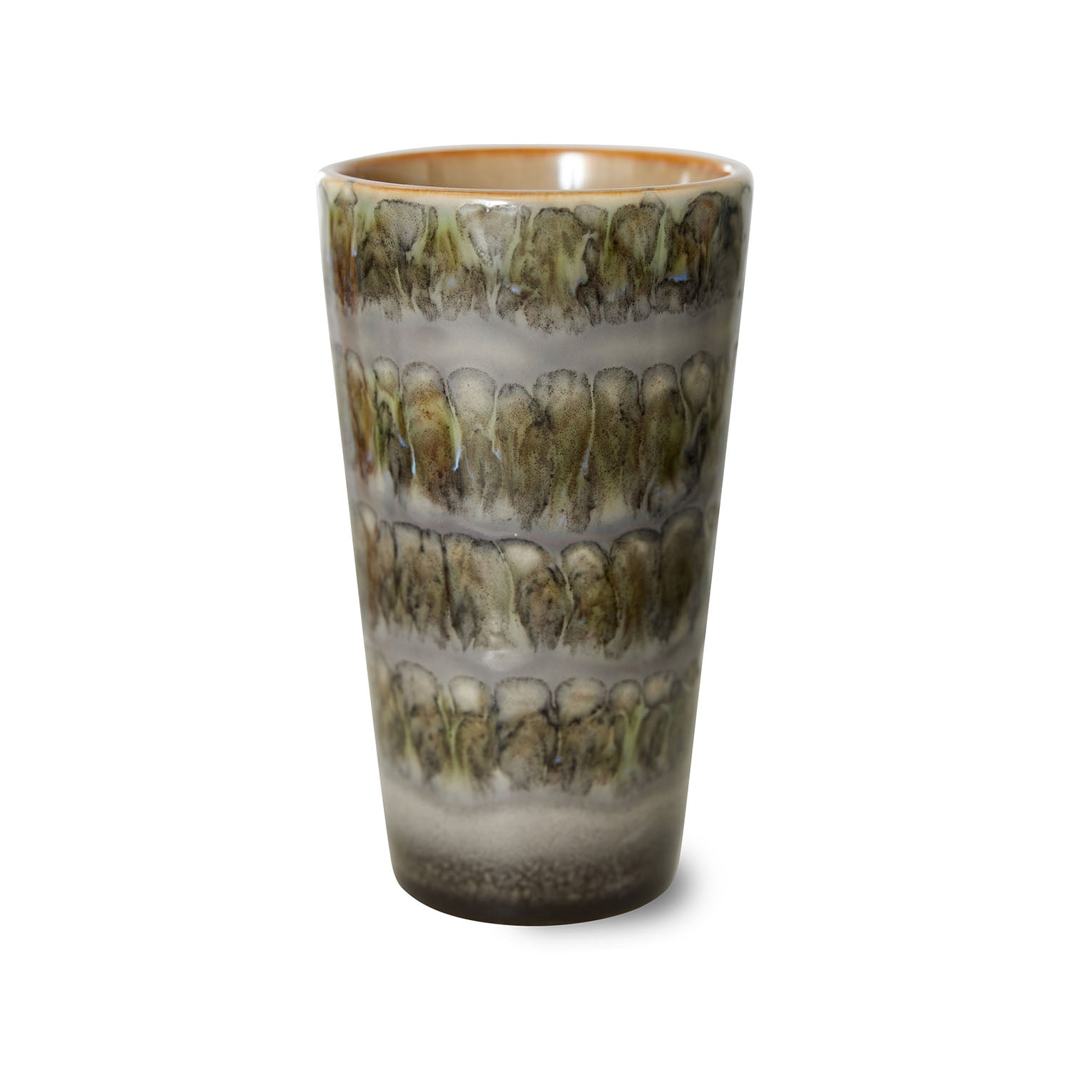 HK Living 70s ceramics latte mug - Oosterlinck