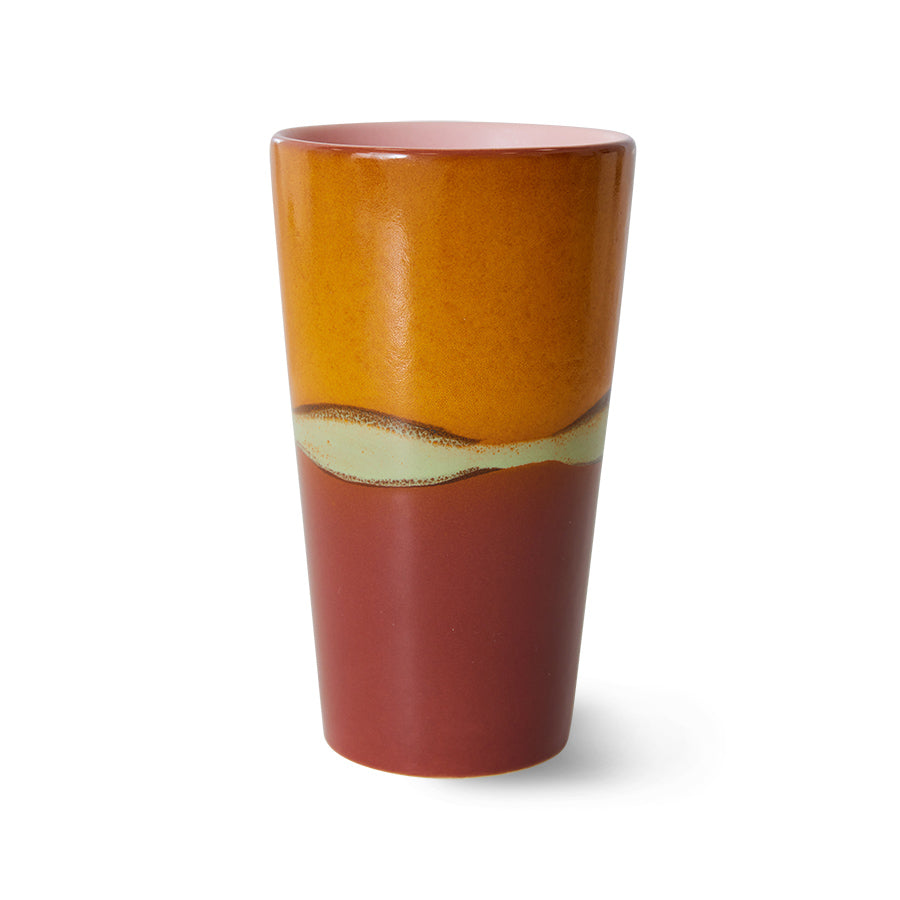 HK Living 70s ceramics latte mug - Oosterlinck