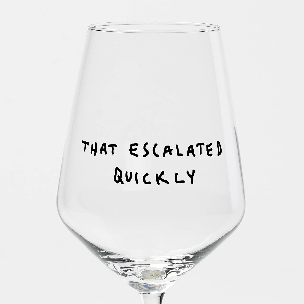 HOLY APEROLY - Glas "That escalated quickly" - Oosterlinck