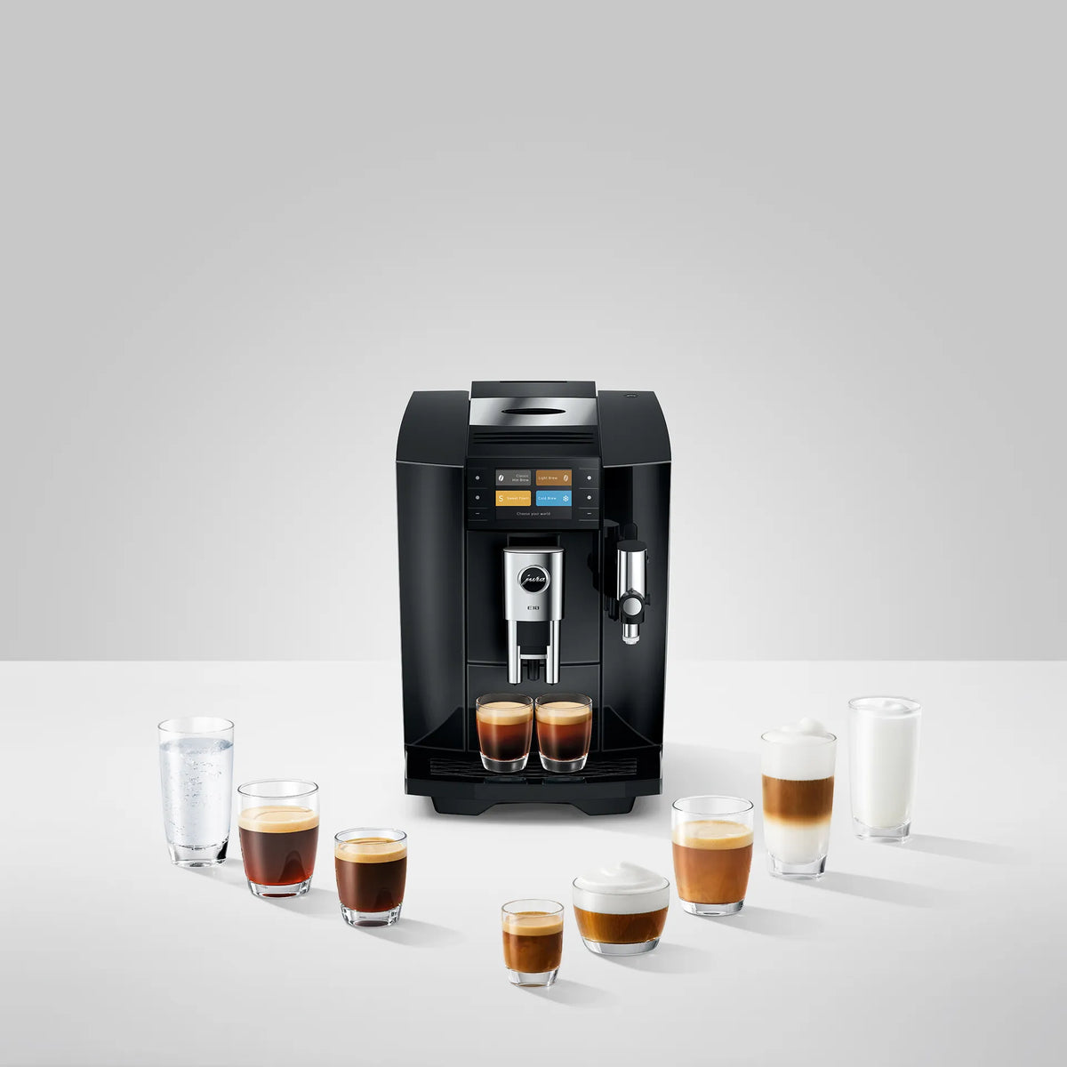 Jura E10 Diamond black volautomatische koffiemachine