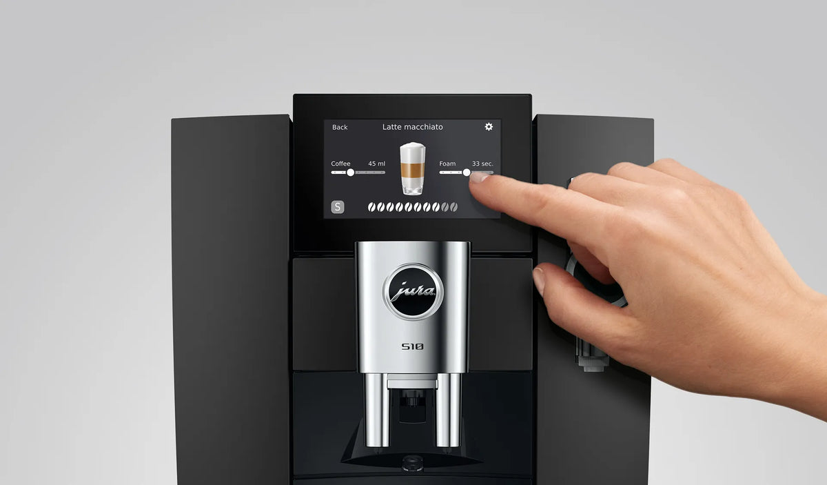 Jura S10 Diamond black volautomatische koffiemachine