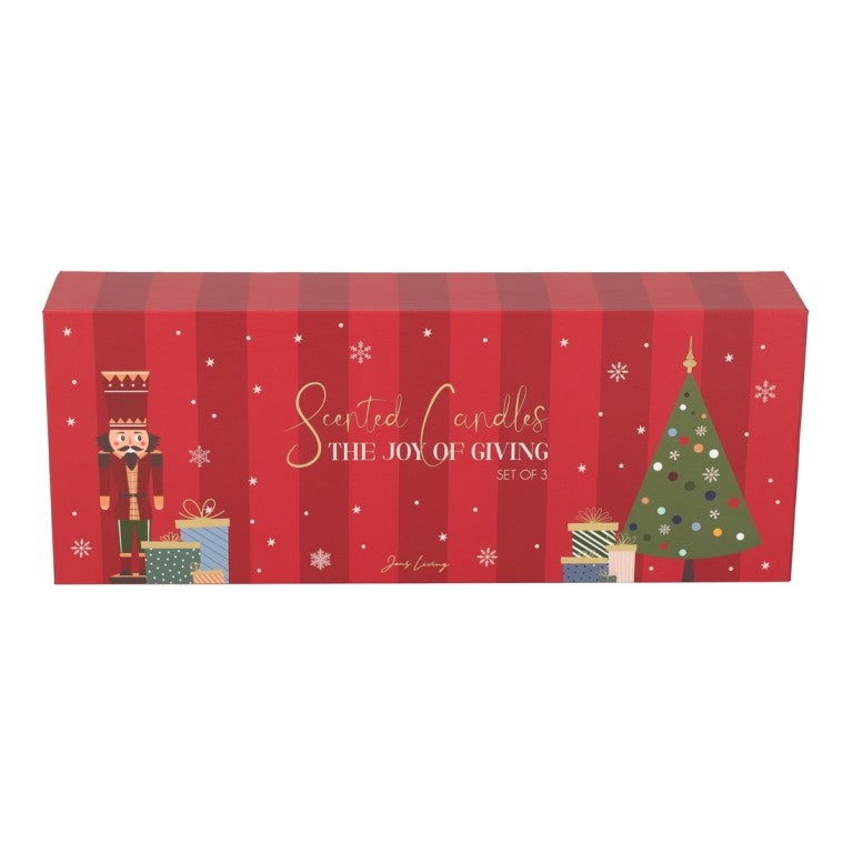 Jens Living Geurkaarsjes set Scent of Joy Kerstmis - Oosterlinck Home