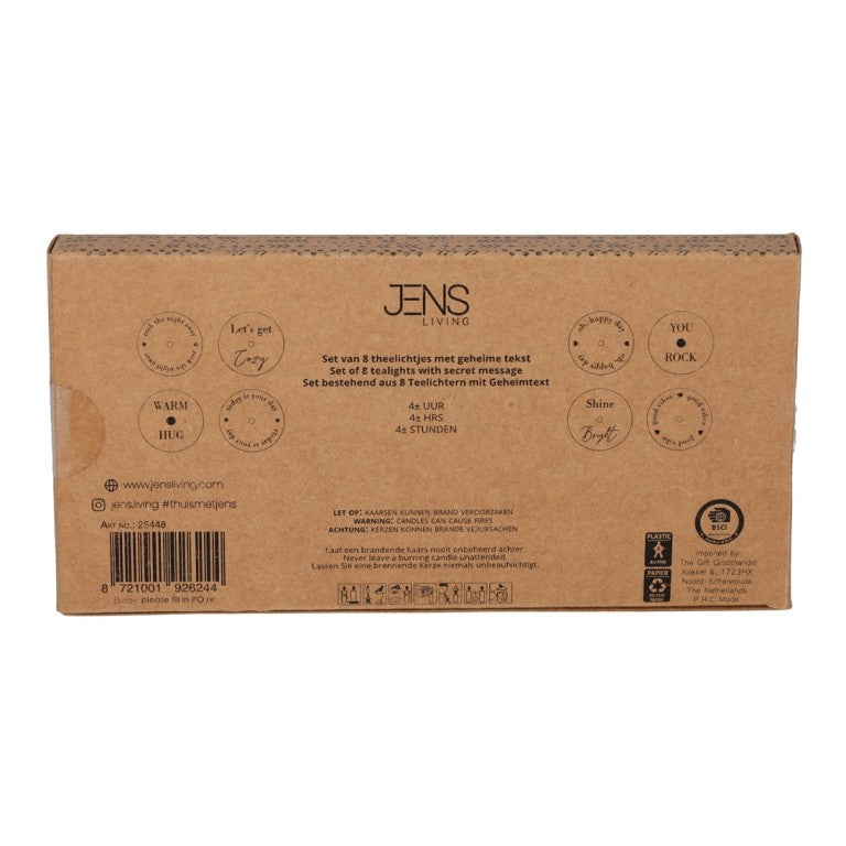 Jens Living Secret message theelichtjes - Oosterlinck Home