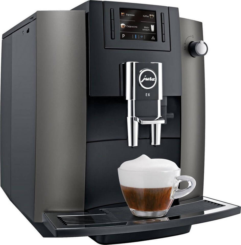 Jura E6 Dark Inox Volautomatische koffiemachine