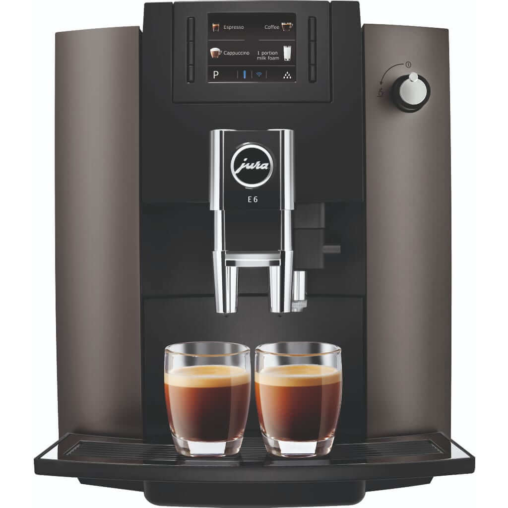 Jura E6 Dark Inox Volautomatische koffiemachine - Oosterlinck