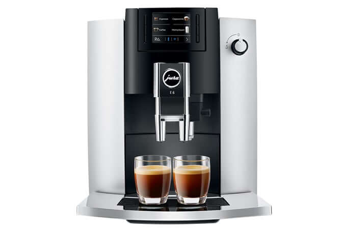 Jura E6 Platinum koffiemachine + GRATIS producten - Oosterlinck