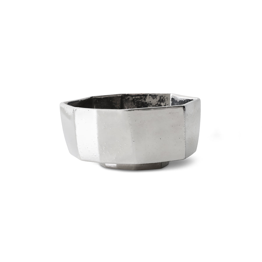 HK Living Chrome bowl - Oosterlinck Home