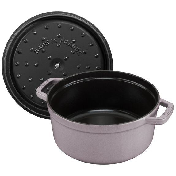 STAUB LA COCOTTE GIETIJZEREN BRAADPAN ROND, KERSENBLOESEM - VERSCHILLENDE FORMATEN - Oosterlinck