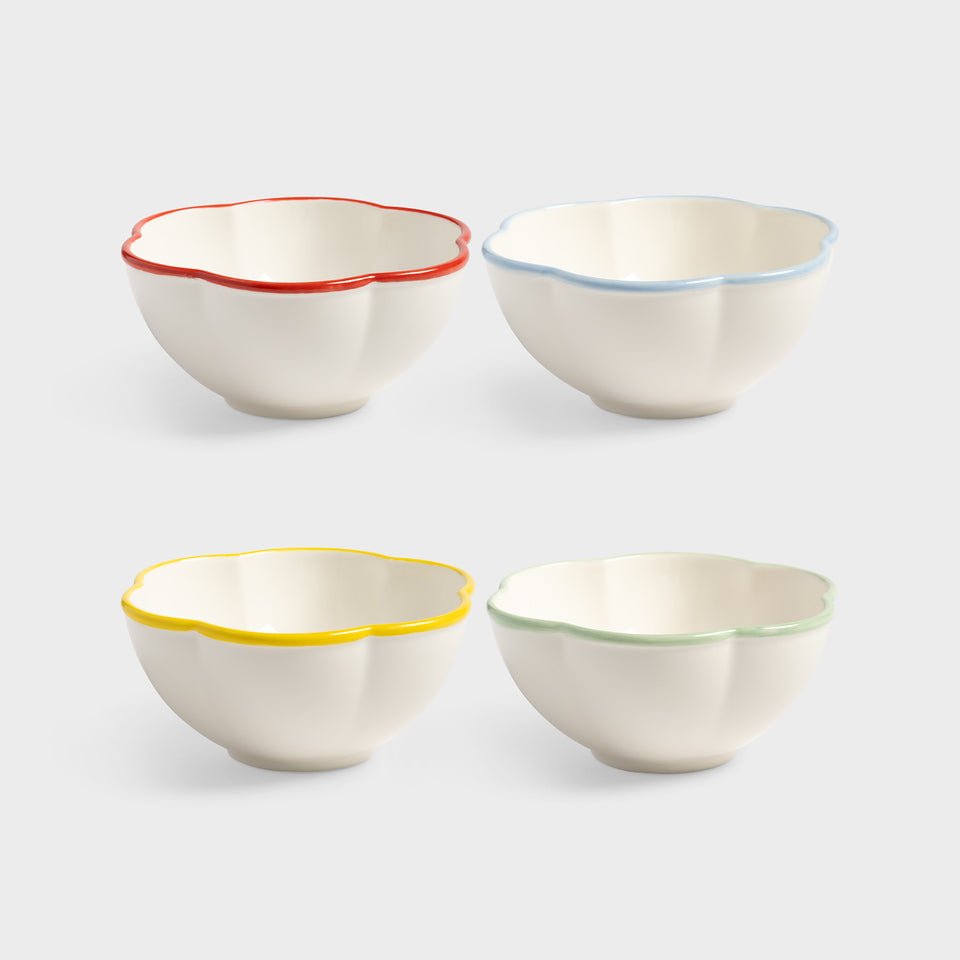 &Klevering Folk bowl - set van 4 - Oosterlinck