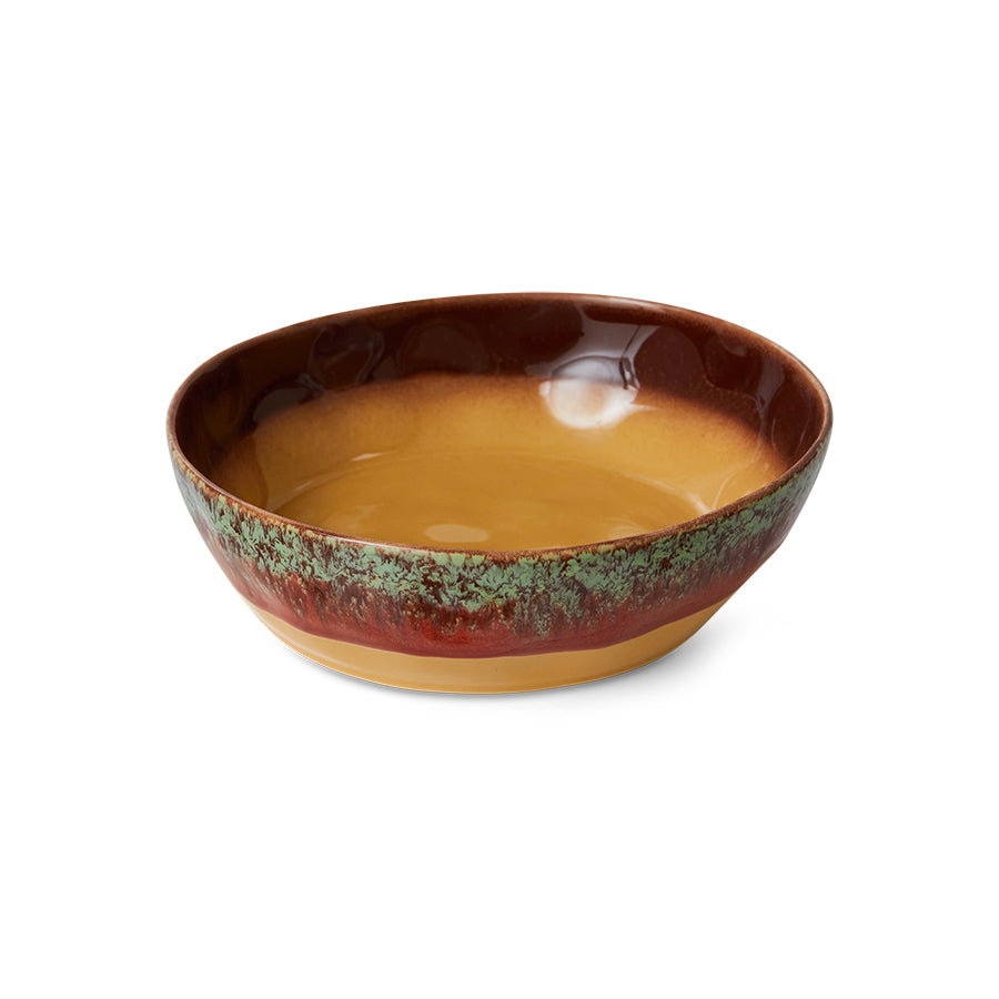 HK Living 70s ceramics : pasta bowls cove - set van 2 borden - Oosterlinck Home