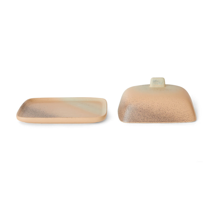 HK Living 70s ceramics Butter Dish Breeze - Oosterlinck