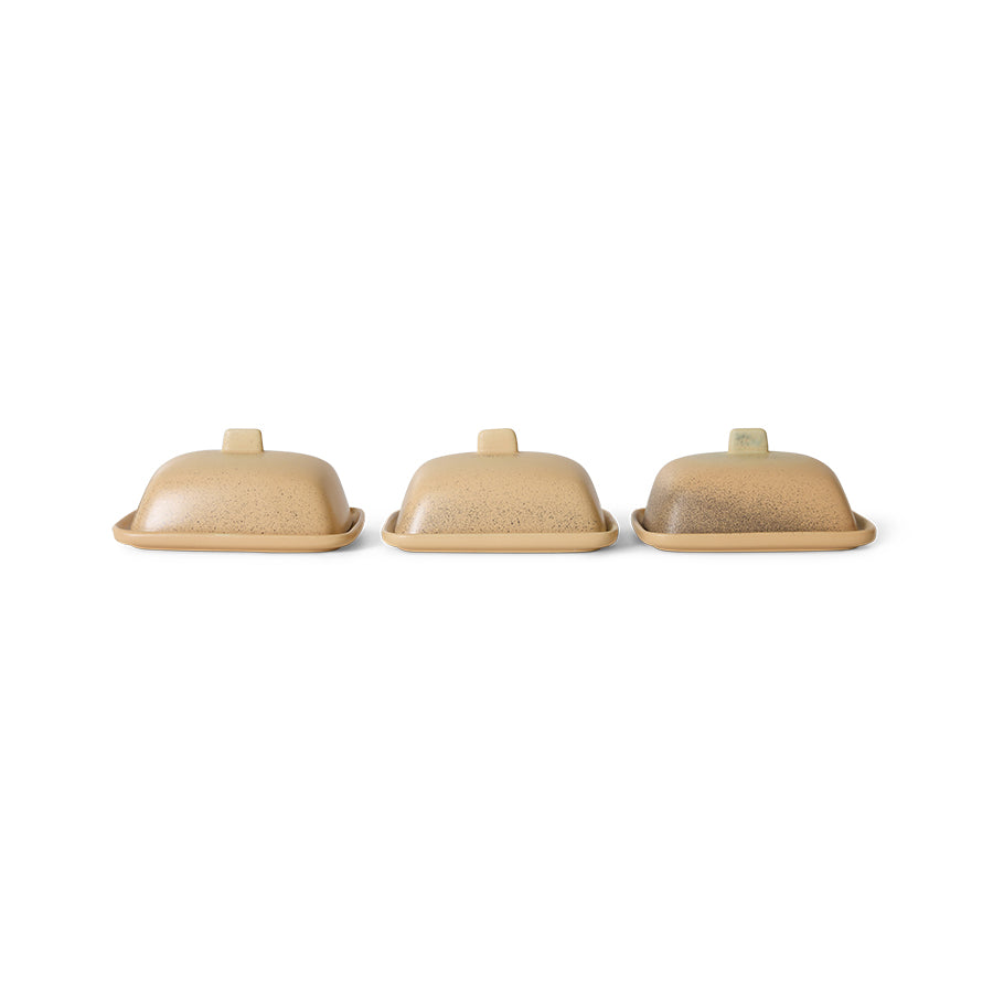 HK Living 70s ceramics Butter Dish Breeze - Oosterlinck
