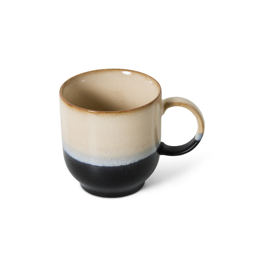 HK Living 70s ceramics café mug met oor 5+1 GRATIS