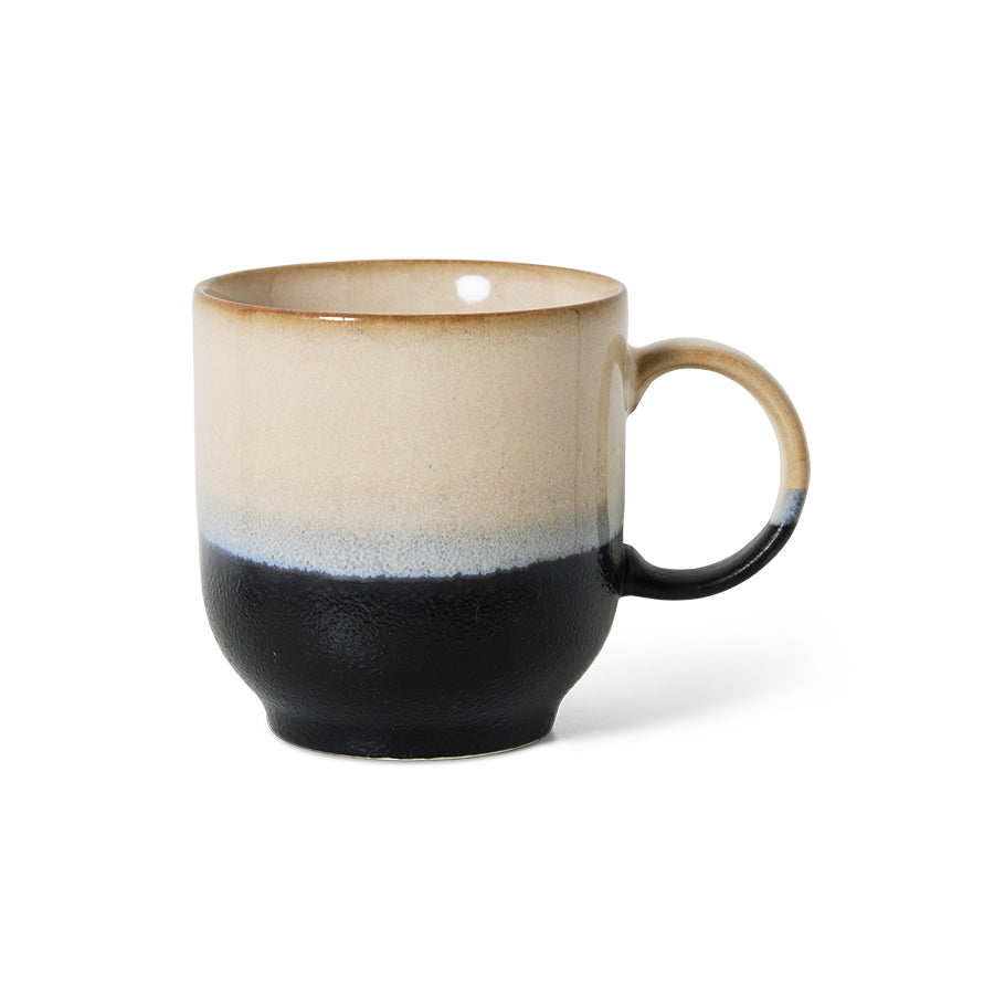 HK Living  70s ceramics café mug met oor 5+1 GRATIS