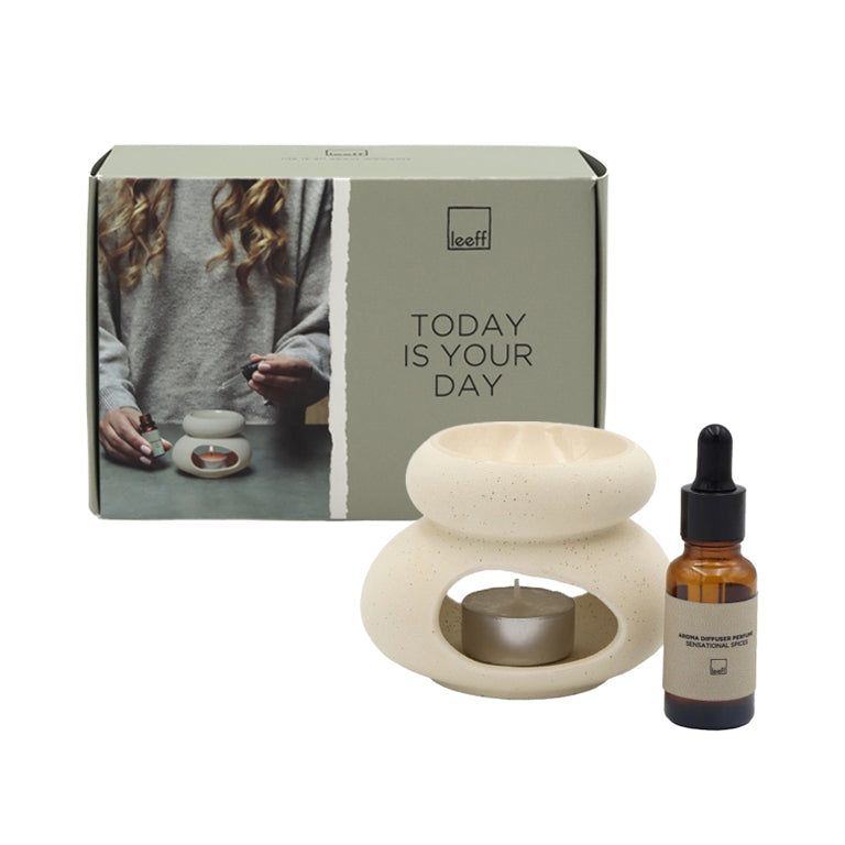 LEEFF Aroma diffuser set Today is your day - Oosterlinck Home
