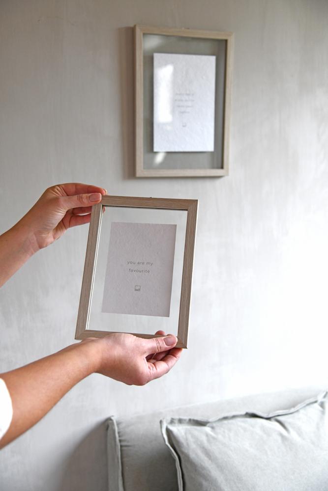 Leeff Frame Philou met quote - 2 formaten - Oosterlinck