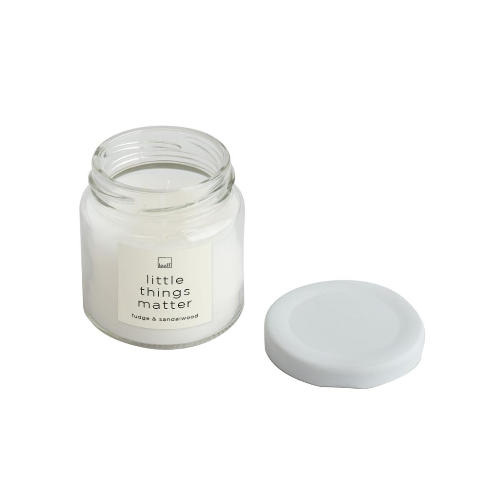 LEEFF Jar kaars small "Jij bent lief" of "Little things matter" - Oosterlinck