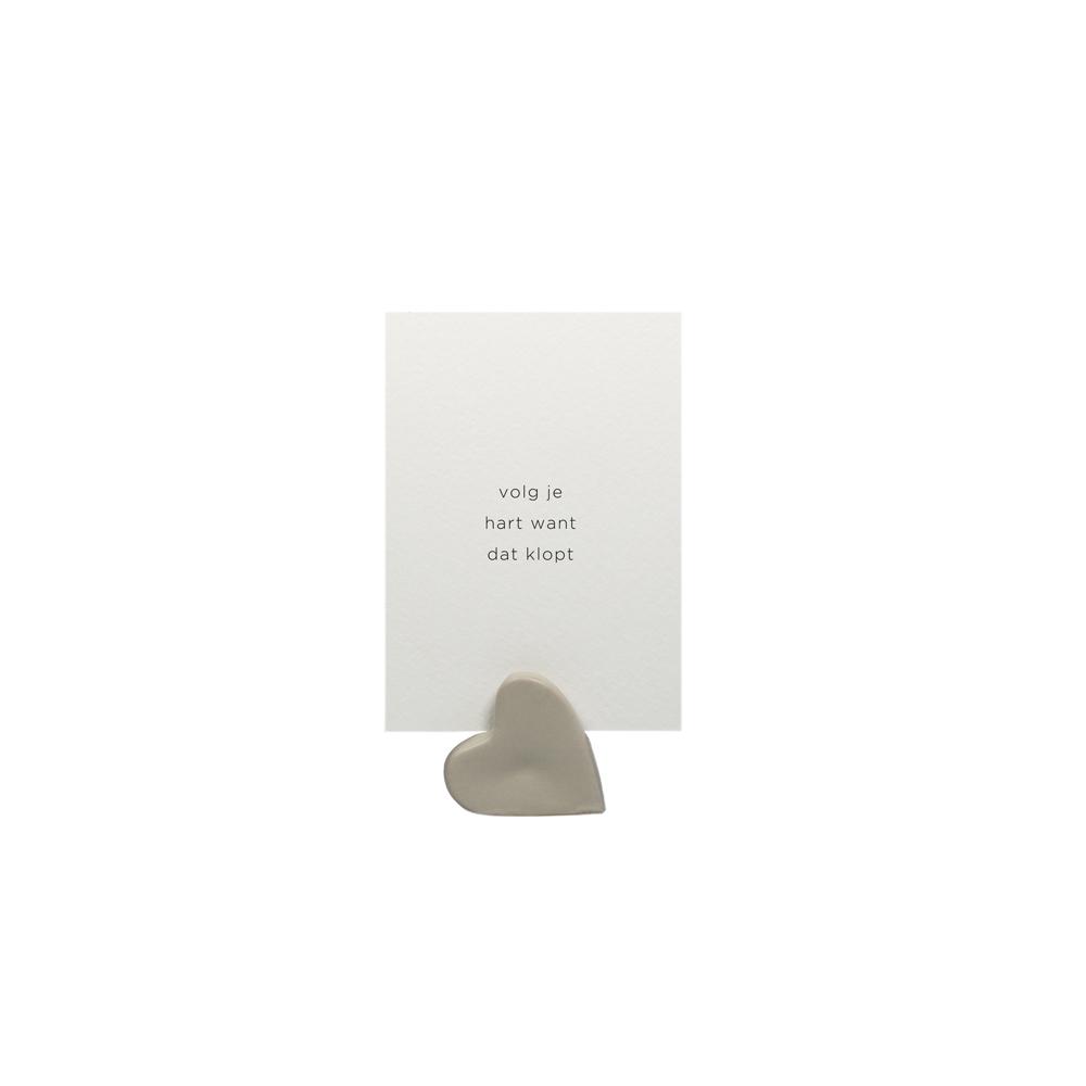 LEEFF Card holder met quote - diverse varianten - Oosterlinck