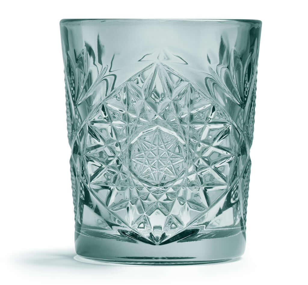 Libbey Hobstar gekleurd glas - Oosterlinck