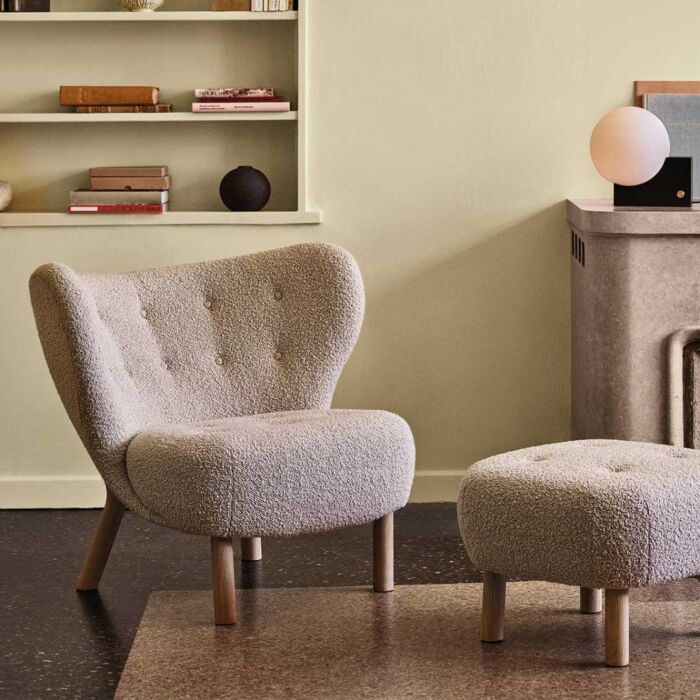 &Tradition Little Petra Lounge + ottoman moonlight -40%
