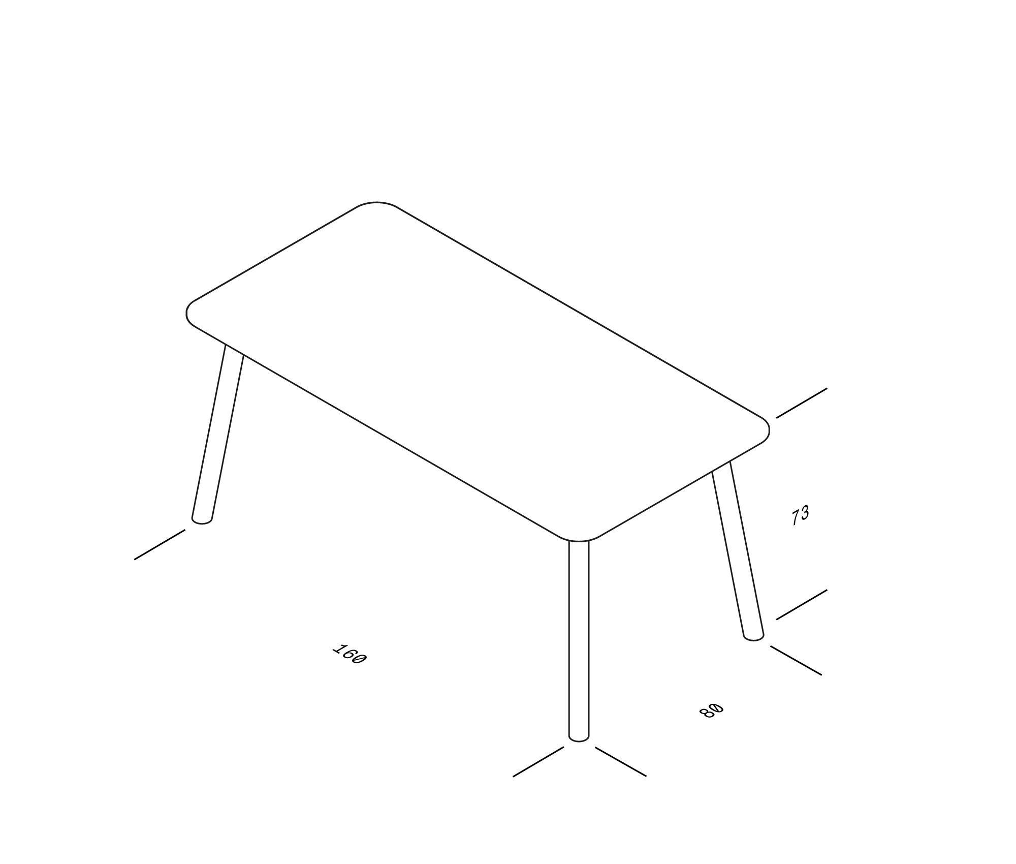 Objekte Unserer Tage Meyer Color Table Rechthoekig