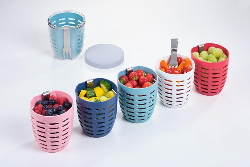 Mepal Fruit & veggie lunchpot Elipse - roze of rood - Oosterlinck