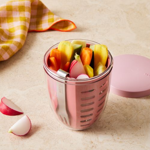 Mepal Fruit & veggie lunchpot Elipse - roze of rood - Oosterlinck