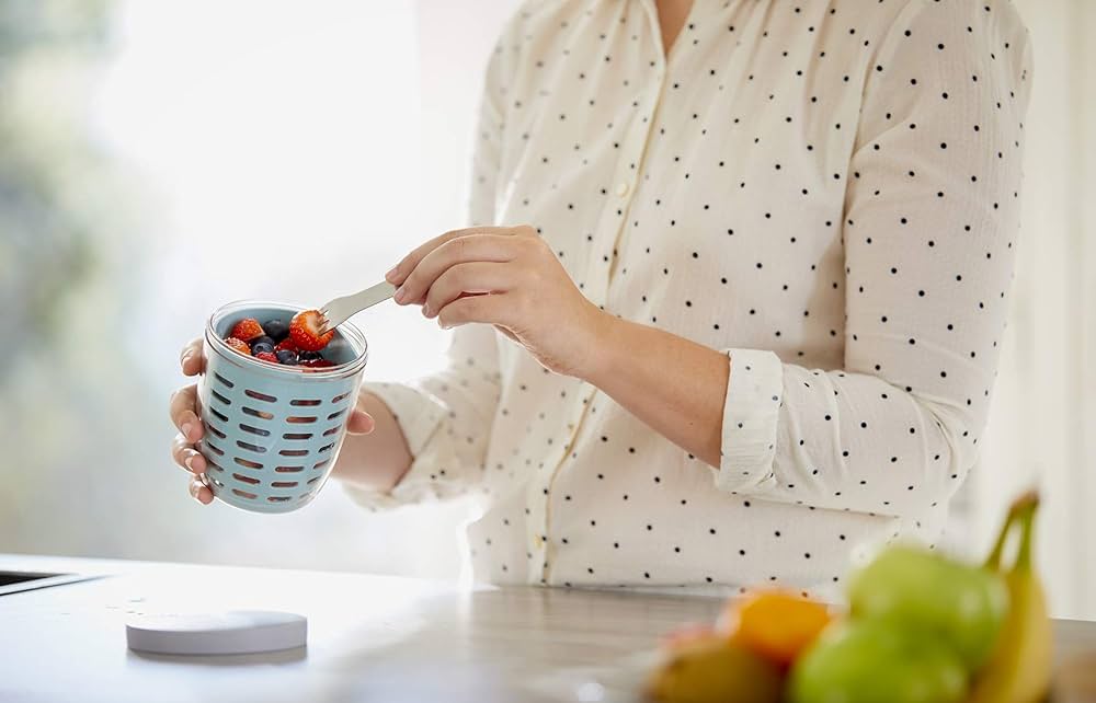 Mepal Fruit & veggie lunchpot Elipse - roze of rood - Oosterlinck