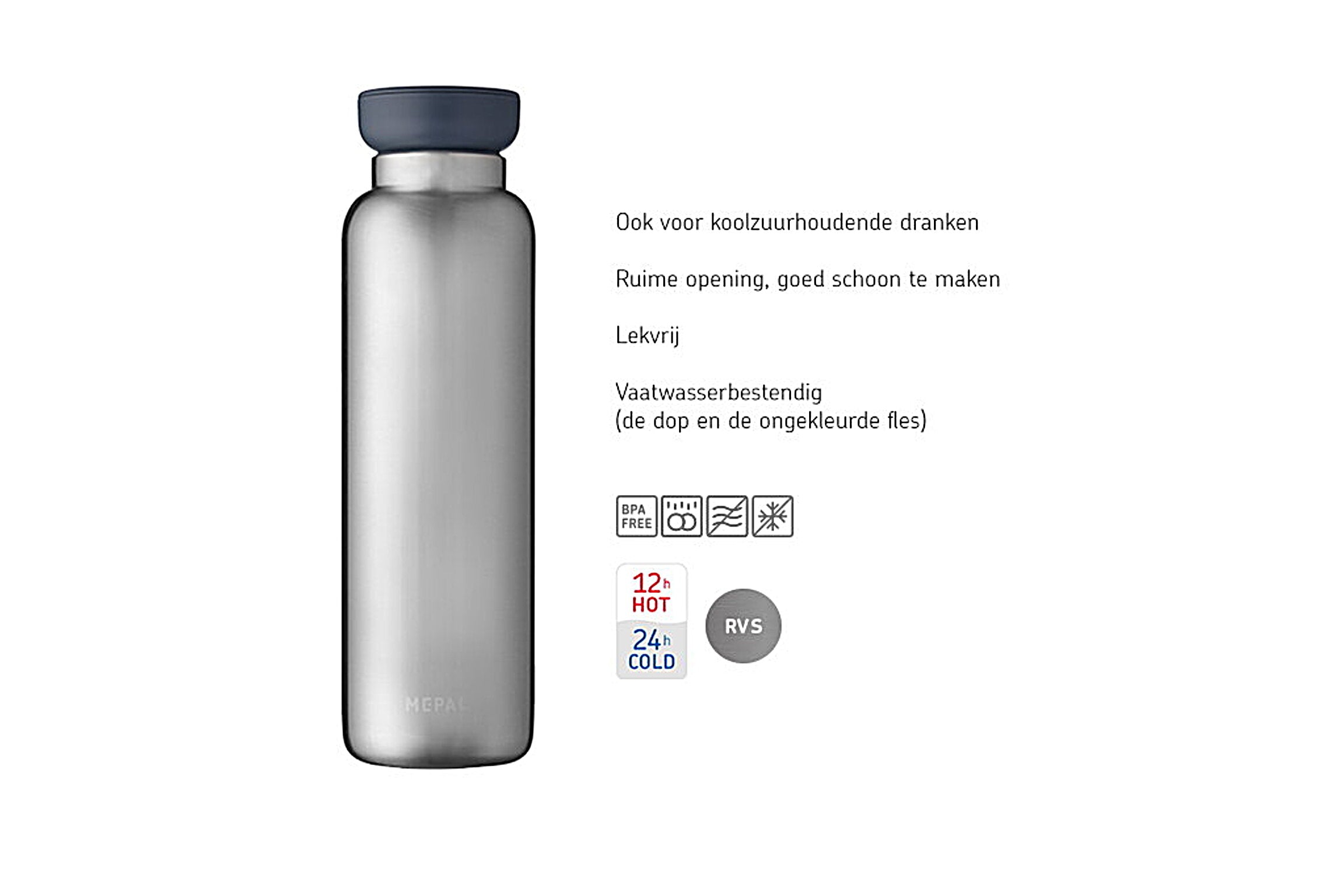 Mepal Thermos Ellipse 0.9L - kleurvarianten - Oosterlinck