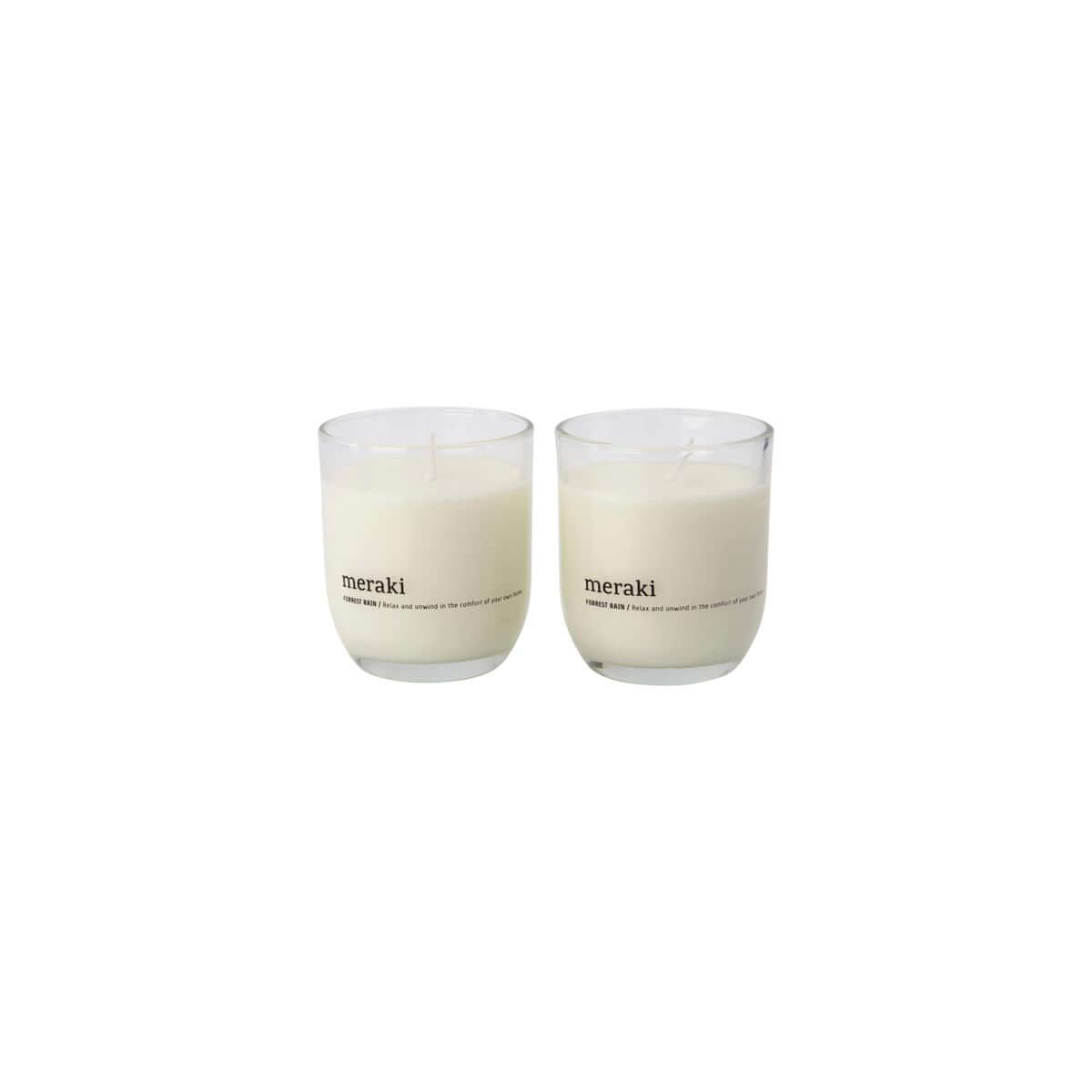 Meraki Scented candle - verschillende geuren - set van 2 - Oosterlinck