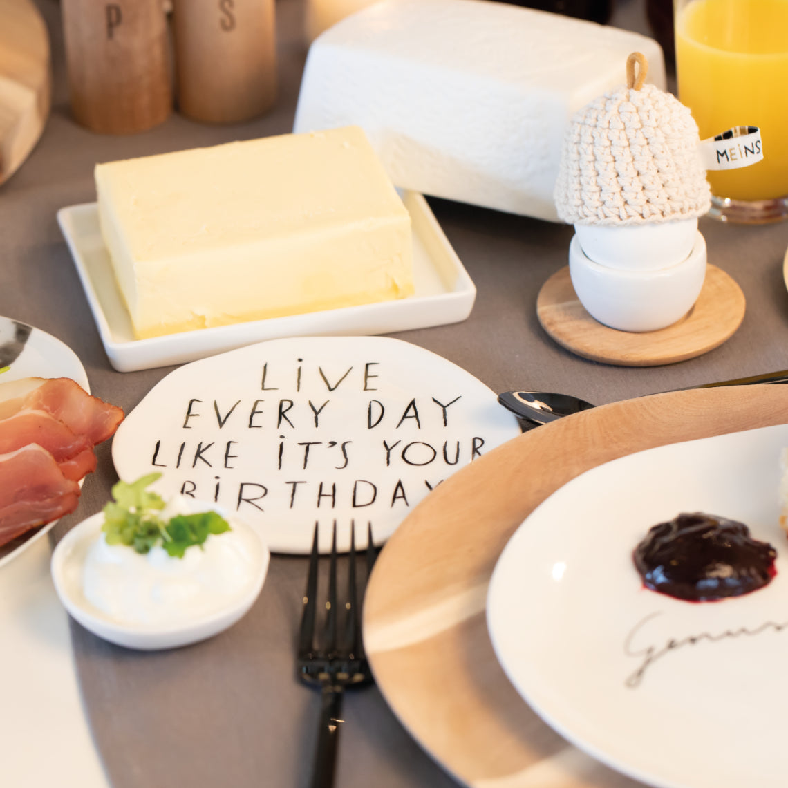 Räder Bordje Live every day like it's your birthday