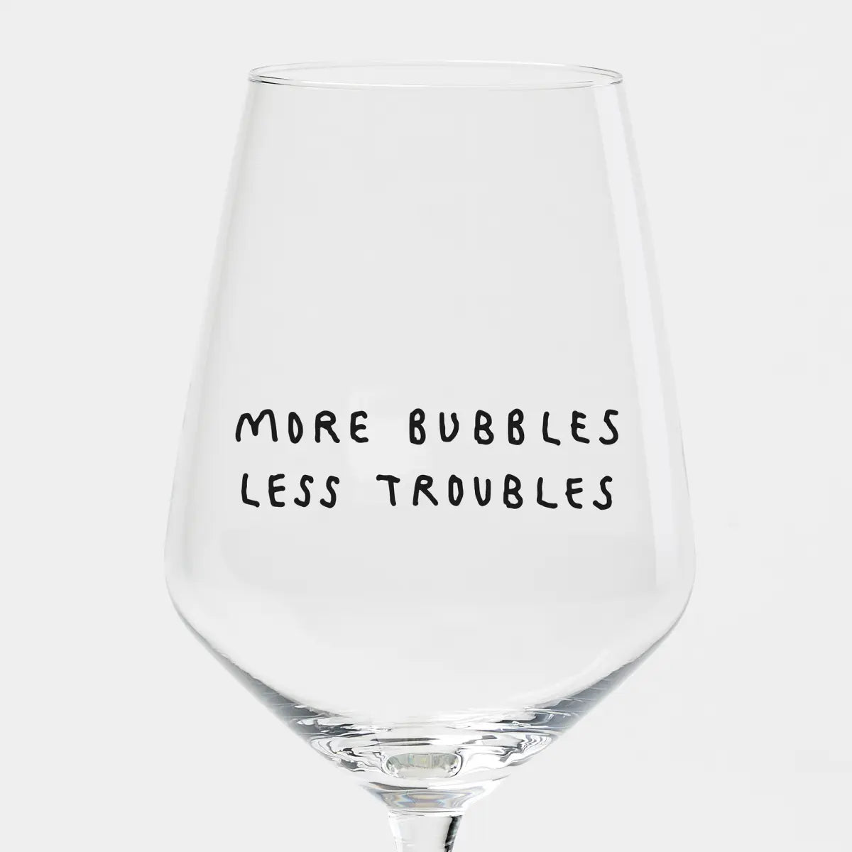 HOLY APEROLY - Glas "More bubbles less troubles"
