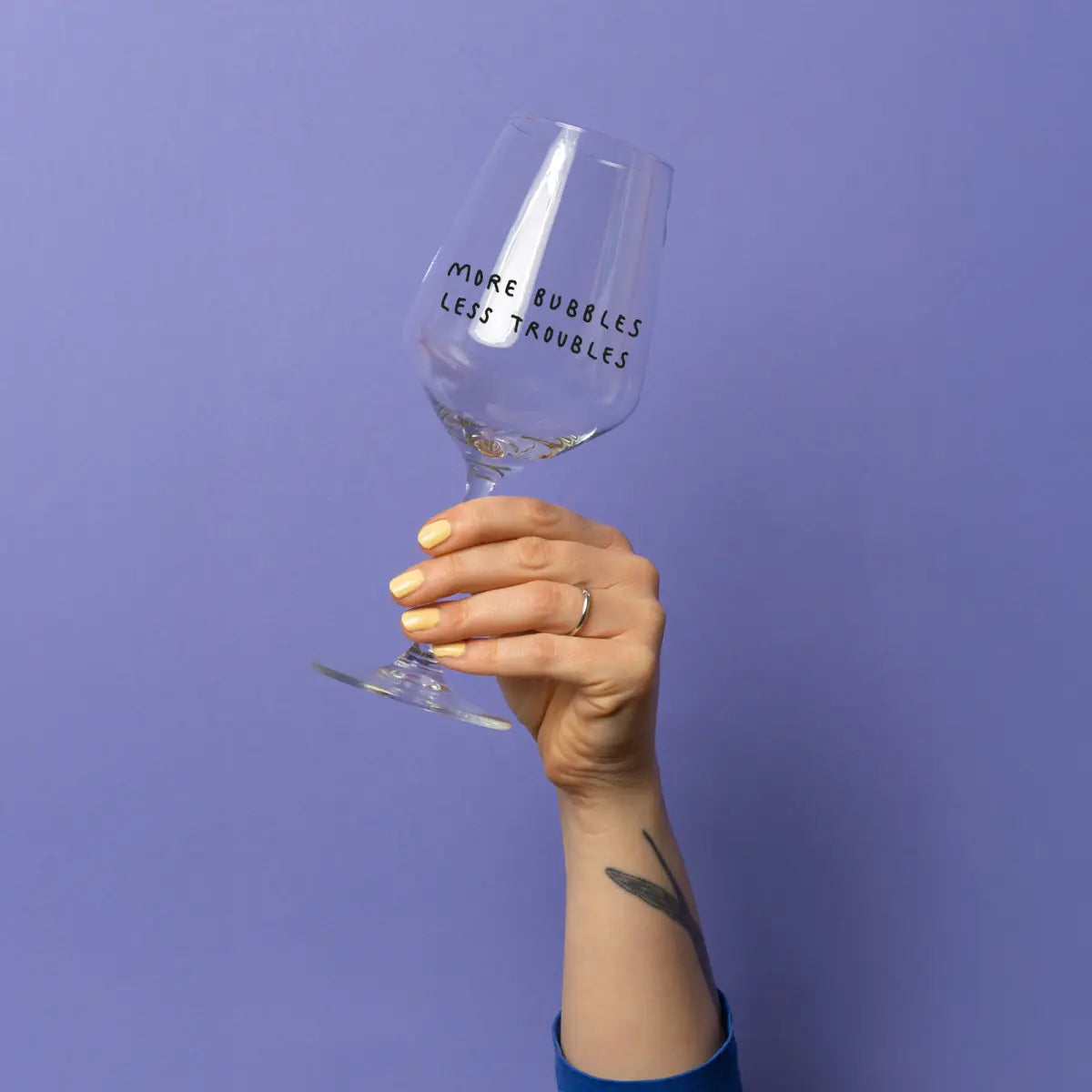 HOLY APEROLY - Glas "More bubbles less troubles"
