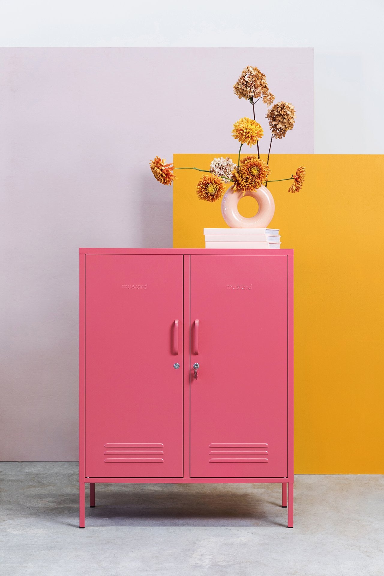Mustard Made locker Midi Berry - Oosterlinck