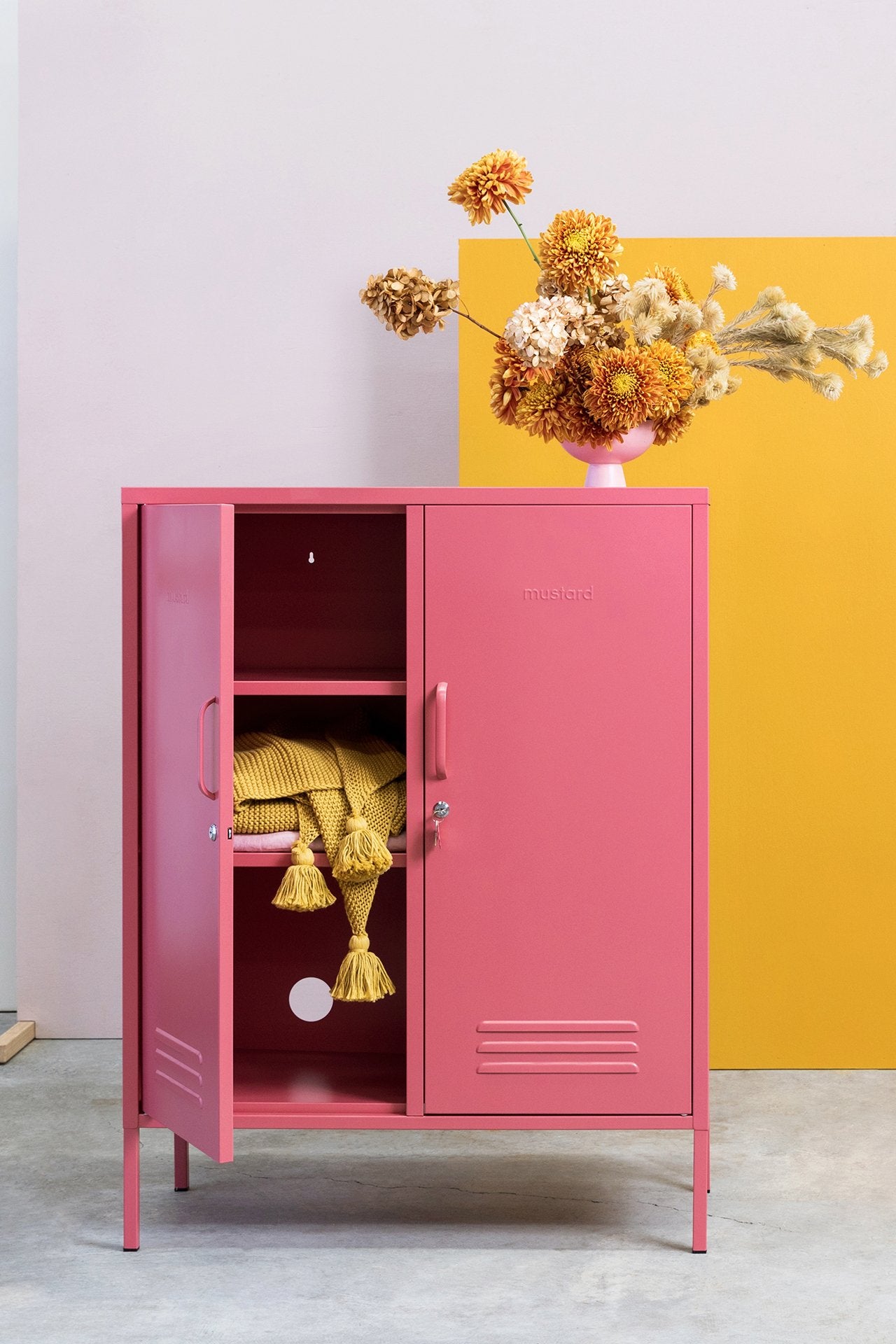 Mustard Made locker Midi Berry - Oosterlinck