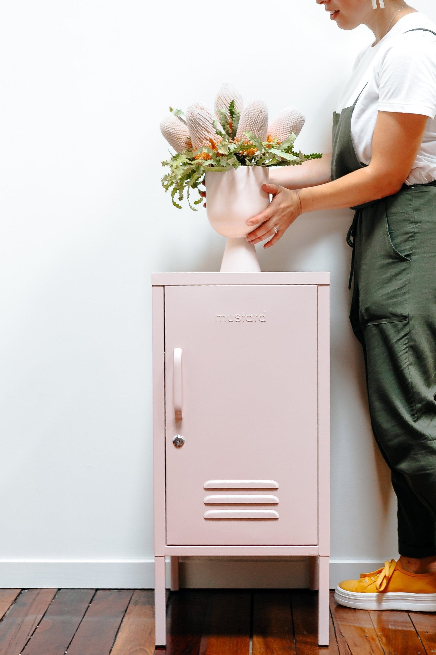 Mustard Made locker Shorty Blush - Oosterlinck