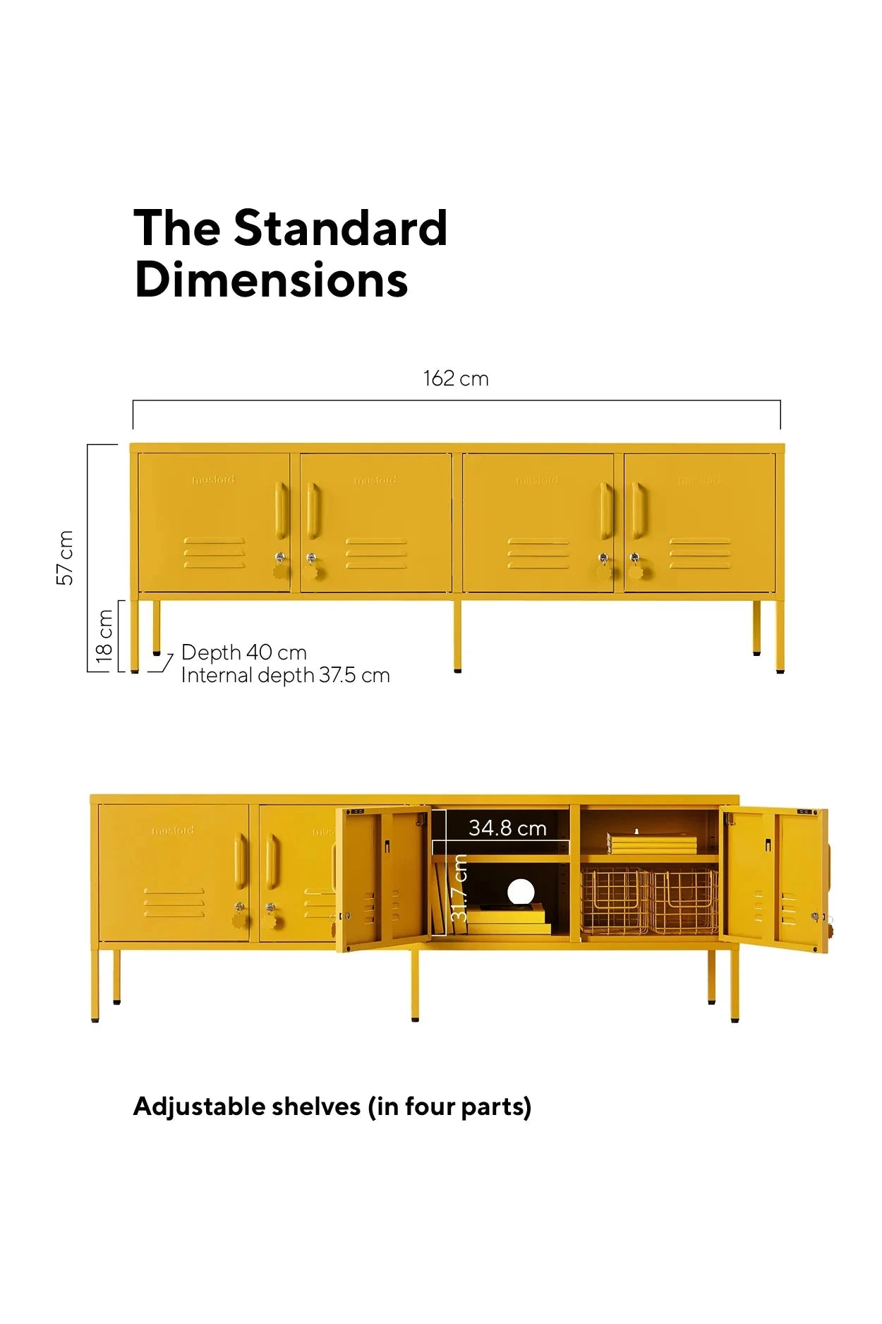 Mustard Made locker Standard mustard - Oosterlinck