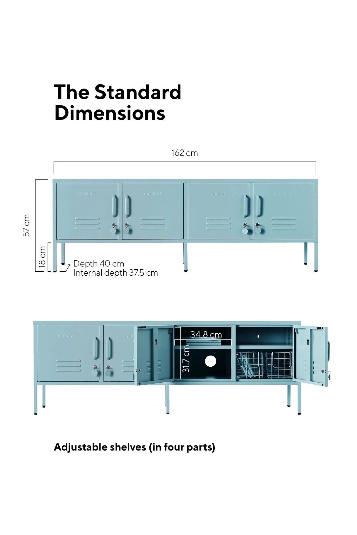 Mustard Made locker Standard ocean - Oosterlinck