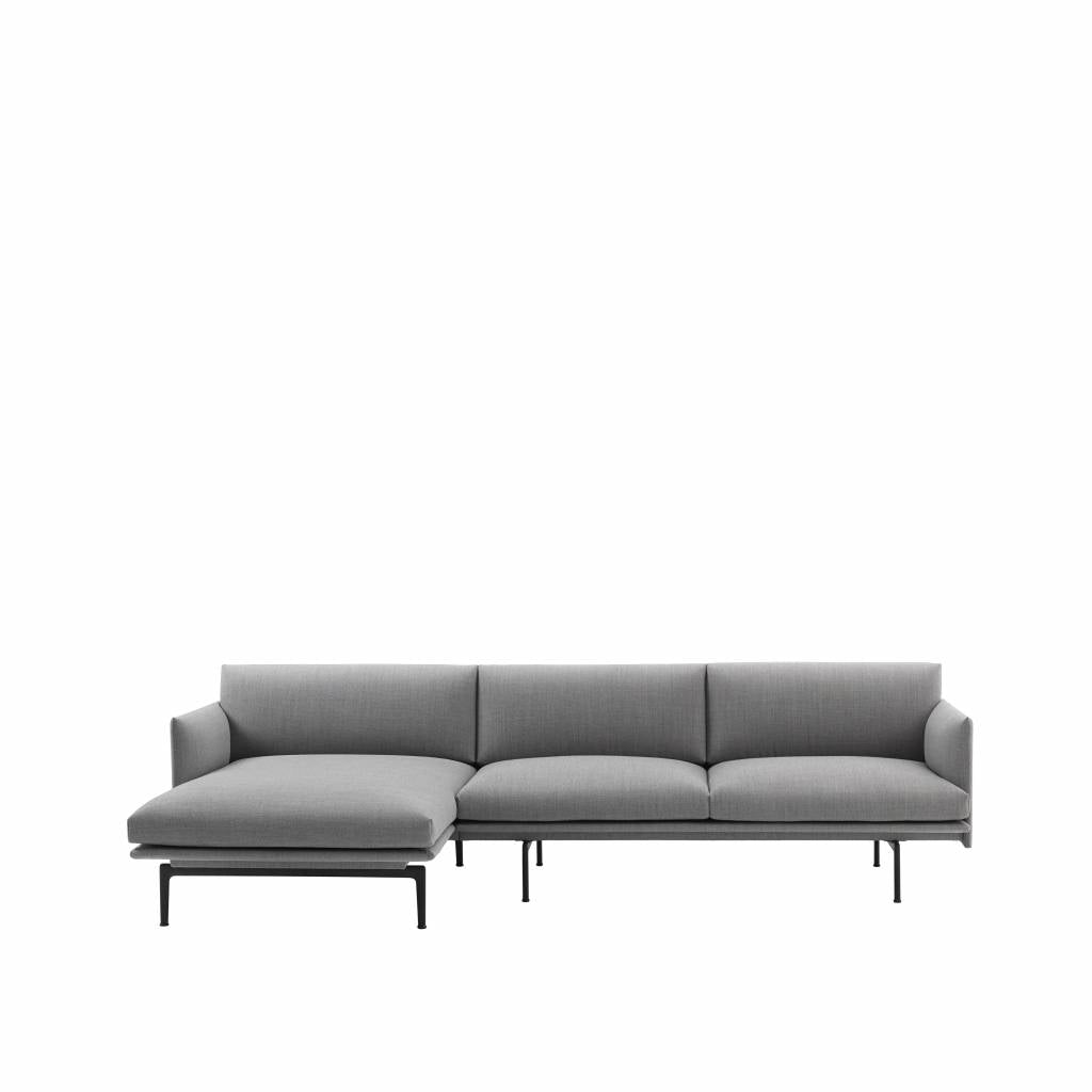 Muuto Outline sofa chaise longue left - Oosterlinck
