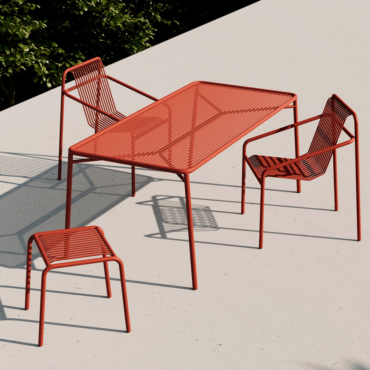 Objekte Unsere Tage - Ivy tuinset: tafel large + 4 stoelen - Oosterlinck