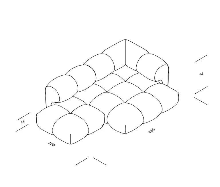 OUT Sander sofa 06 links - Oosterlinck