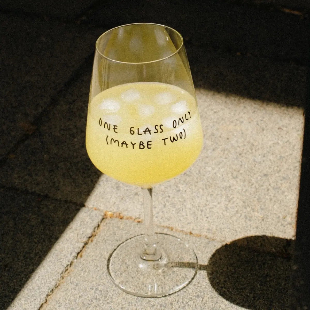 HOLY APEROLY - Glas "One glass only (maybe two)"
