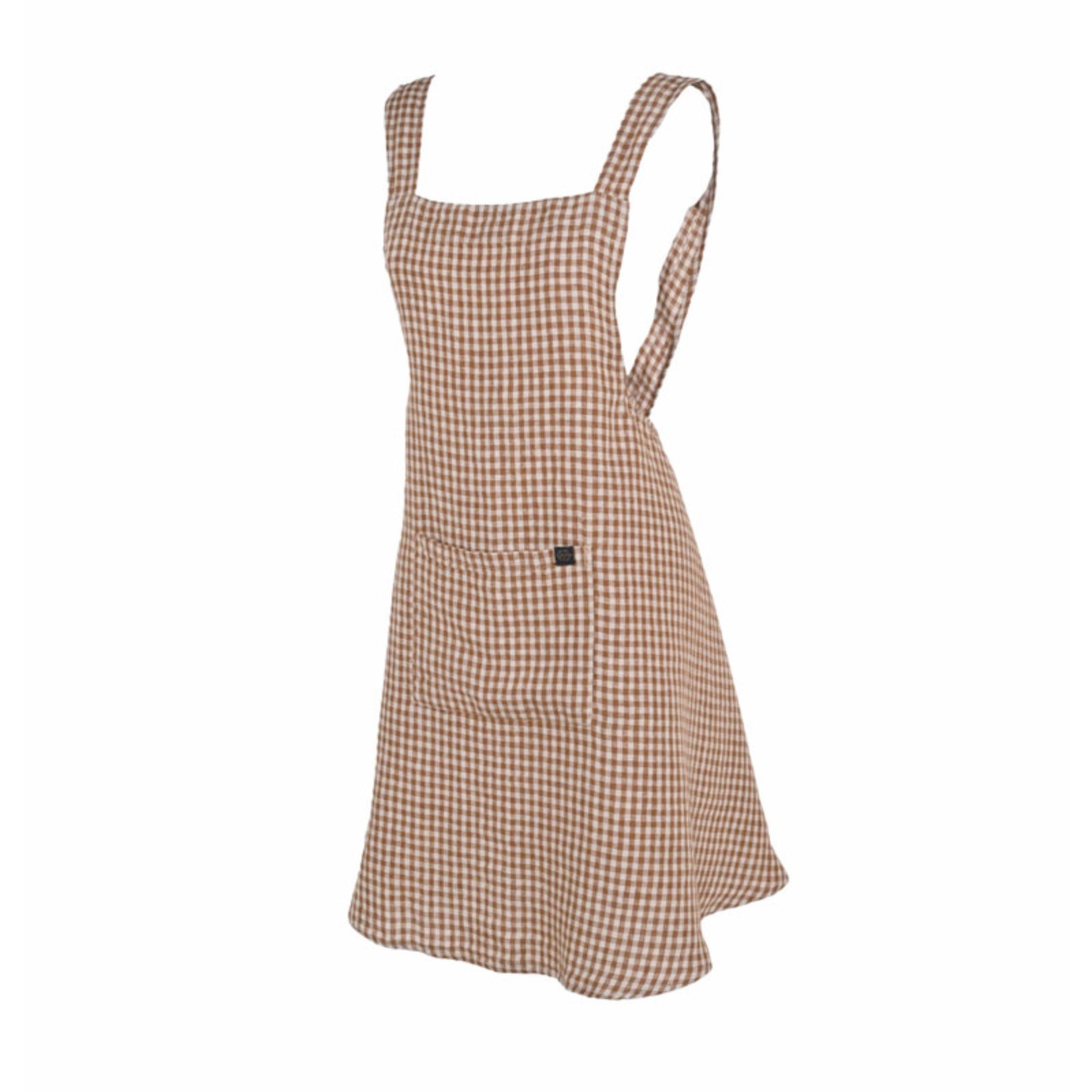 Haomy Piana Tab linnen schort - diverse kleuren - Oosterlinck
