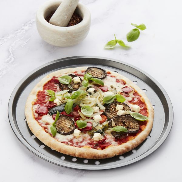 Point-Virgule Pizzavorm met gaatjes en anti-aanbaklaag 31cm - Oosterlinck