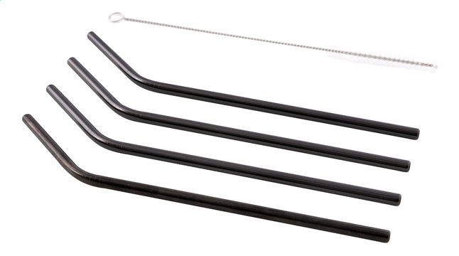 Point Virgule set van 4 herbruikbare cocktailrietjes - verschillende varianten - Oosterlinck