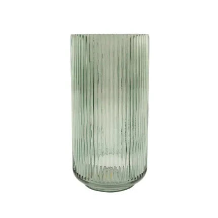 Point virgule vaas in glas - groen - Oosterlinck