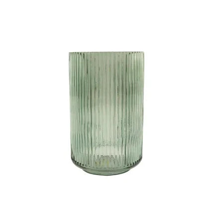 Point virgule vaas in glas - groen - Oosterlinck