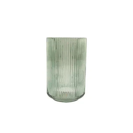 Point virgule vaas in glas - groen - Oosterlinck